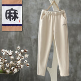 Harem Winter Warm Pants For Women Loose Velvet Women's Plus Size Casual Thick Woolen Pants Winter Ankle Length Trousers Cotton