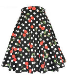 2021 New Arrival Summer A Line Vintage Floral Skirt 50s Pin up Style Rockabilly Swing Skirts Women Retro High Waist Midi Skirt