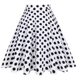 2021 New Arrival Summer A Line Vintage Floral Skirt 50s Pin up Style Rockabilly Swing Skirts Women Retro High Waist Midi Skirt