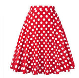 2021 New Arrival Summer A Line Vintage Floral Skirt 50s Pin up Style Rockabilly Swing Skirts Women Retro High Waist Midi Skirt