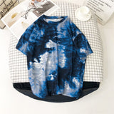 GoneGoing 2021 New Summer Fashion Women Short Sleeve Tie-dye T shirts O Neck Loose Korea Harajuku Ins Tees 070101