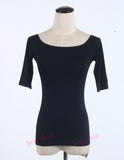 New 2021 Summer Fashion Sexy Off The Shoulder Tops For Women Casual Short Sleeve Cotton T-shirts Black White Red Gray Blue Black