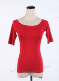 New 2021 Summer Fashion Sexy Off The Shoulder Tops For Women Casual Short Sleeve Cotton T-shirts Black White Red Gray Blue Black