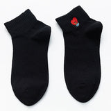 New Fashion Women Short Socks Slippers Cotton Cartoon Socks Harajuku Korean Style Spring Winter Socks Cute For Girls Female