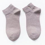 New Fashion Women Short Socks Slippers Cotton Cartoon Socks Harajuku Korean Style Spring Winter Socks Cute For Girls Female