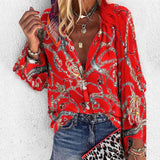 Women Polka Dot Blusas Shirts  Spring Fashion O Neck Long Sleeve Blouse Femininas Casual Tops new   Shirt