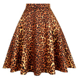 2021 New Arrival Summer A Line Vintage Floral Skirt 50s Pin up Style Rockabilly Swing Skirts Women Retro High Waist Midi Skirt